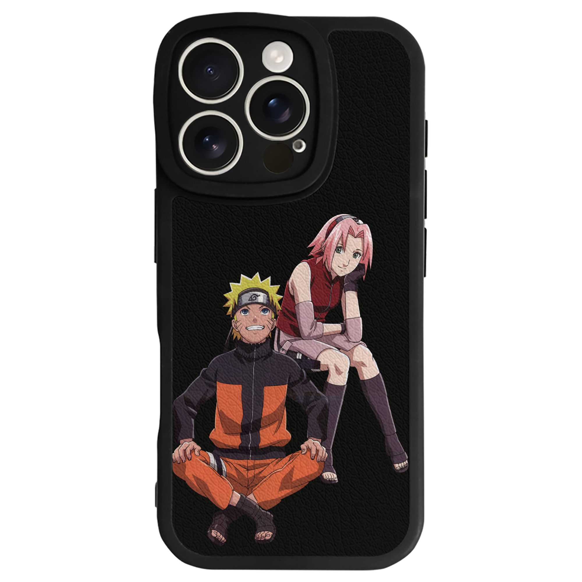 （画像用） NARUTO -ナルト- うずまき ナルト Uzumaki Naruto 【iPhone 16シリーズ対応】シリコンスマホケース（レザー調） 材質：シリコン